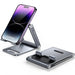 UGREEN Height Adjustable Tabletop Cell Phone Stand Holder With Aluminum Case (80708/ Open Box) - TeckPot