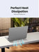 UGREEN Clip Laptop Stand Adjustable Foldable Holder for MacBook Air Pro PC 11 13 17 inch Model: 45415 TeckPot
