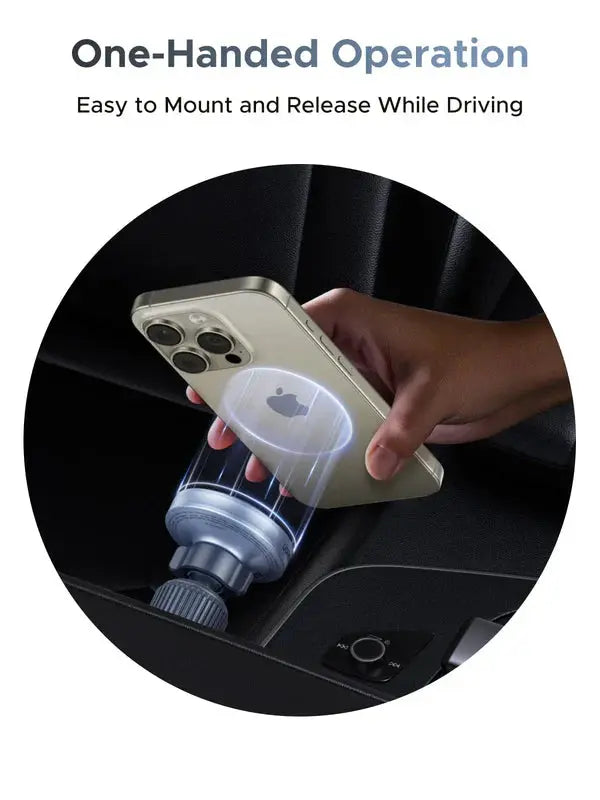 UGREEN 25W MagFlow Magnetic Wireless Car Charger (55967) – Qi2 & MagSafe Compatible Fast Charging Vent Mount TeckPot
