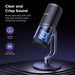 UGREEN Microphone for PC, USB Mic with RGB Lights, Mute Button, 24bit/96kHz, Cardioid Polar Pattern, Volume Control, Condenser Microphone for Streaming, Gaming, Podcasting, Recording, Laptop, PS5 (35629) - Ugreen India
