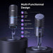 UGREEN Microphone for PC, USB Mic with RGB Lights, Mute Button, 24bit/96kHz, Cardioid Polar Pattern, Volume Control, Condenser Microphone for Streaming, Gaming, Podcasting, Recording, Laptop, PS5 (35629) - Ugreen India
