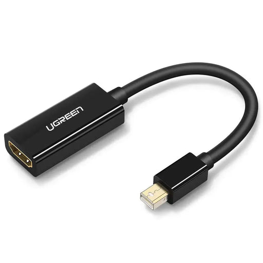 UGREEN Mini Displayport to Hdmi Adapter Mini Dp Male to Hdmi Female Thunderbolt 2.0 to Hdmi Adapter Suitable for Apple MacBook Pro MacBook Air, Microsoft Surface Pro 4 Pro 3, Google Chromebook Black (10461) Ugreen