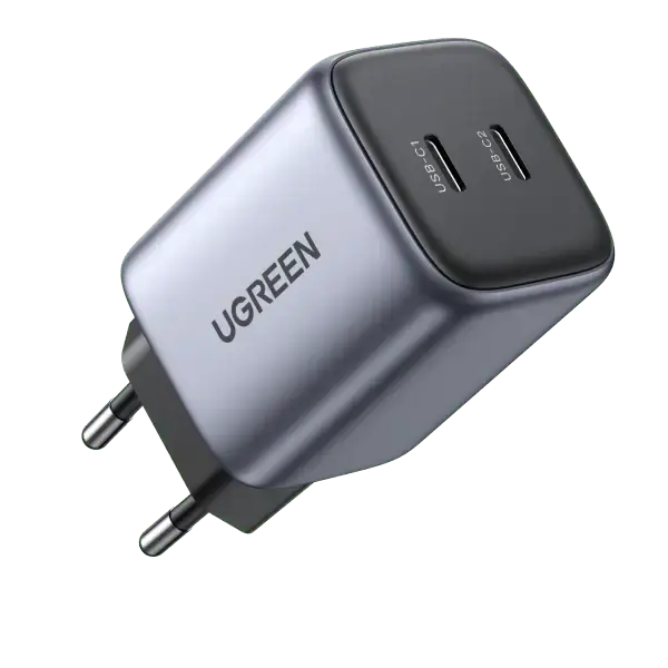 UGREEN 45W Nexode 2-Port USB C Charger GaN II Tech Galaxy S22 Ultra S21 MacBook Air iPhone 14 Pro Max Plus Wall (90573) Ugreen