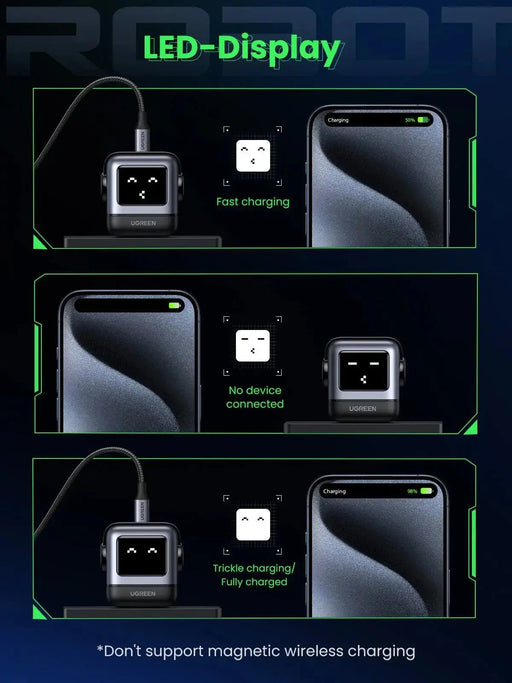 UGREEN Nexode RobotGaN 65W Charger (Black)25685 Ugreen