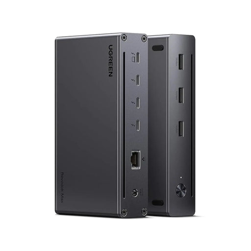 UGREEN Revodok Max 208 Thunderbolt 4 Dock, 8-in-1 40Gbps Thunderbolt 4 Hub with 3 x Thunderbolt 4 Dual 4K@60Hz or Single 8K Display, 85W Charging, Gigabit Ethernet, 3 x USB A 3.2 for MacBook Laptops (25053) TeckPot