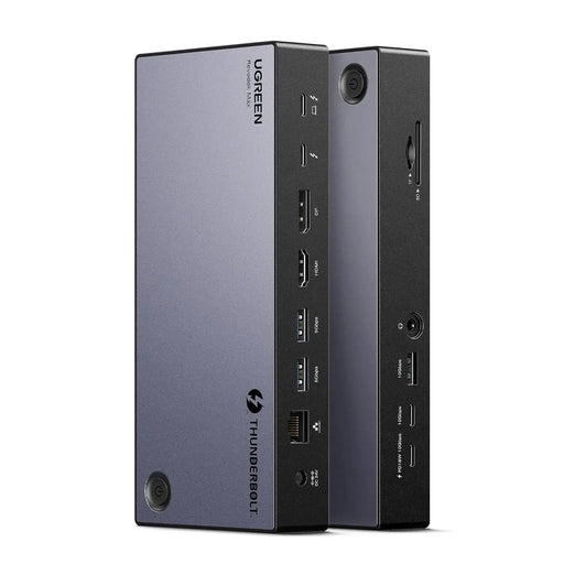 UGREEN Revodok Max 313 Thunderbolt 4 Dock, 13-in-1 40Gbps Docking Station Triple 4K@60Hz or Single 8K Display with HDMI 2.1, DP 1.4, Gigabit Ethernet, SD/TF 4.0, 60W PD Power for MacBook, Laptops (25085) Ugreen