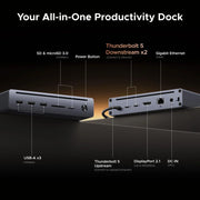 UGREEN Revodok Maxidok U712 75795F 10-in-1 Thunderbolt 5 dock all-in-one productivity dock