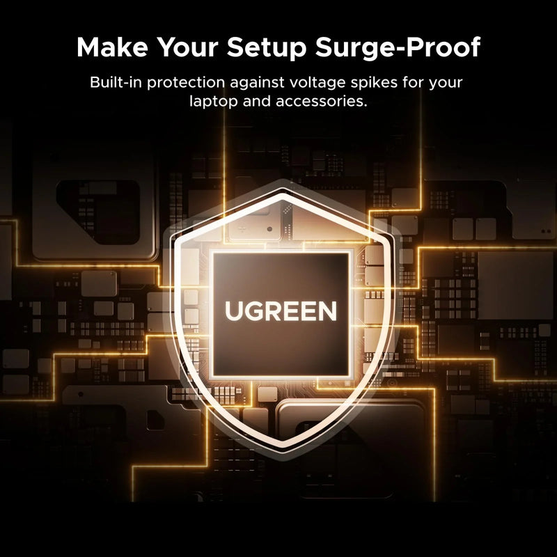 UGREEN Revodok Maxidok U712 75795F 10-in-1 Thunderbolt 5 dock surge-proof protection