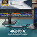 UGREEN Revodok USB C Hub HDMI 4K with PD Charge 100W Powered 5 in 1 USB C to USB 3.0 Adapter Compatible with iPhone 15 Plus Max MacBook Pro Air XPS Surface Pro 9GB iPad Pro Air Galaxy Tab S9 (15495/Open Box) TeckPot