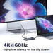 UGREEN Uno 6 In 1 USB-C Hub with 10Gbps 2*USB-C & 2*USB-A Data Ports, 1*PD, 1*4K@60Hz HDMI for MacBook Pro/Air, iPad Pro, Surface, XPS, Thinkpad and More (35998) TeckPot