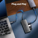 UGREEN USB C Hub 10Gbps, 4 Ports Aluminum USB 3.2 Splitter with 2 USB-C and 2 USB-A Data Ports (30758) TeckPot