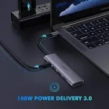 Ugreen Usb Type C 3.1 Hub With 4K Hdmi, 3*Usb 3.0 Ports For Macbook Pro 2017 2016, Dell Xps 15 13, Hp Spectre/Envy, Lenovo Yoga 720, Chromebook, Galaxy S9 S8 Port (50209/Open Box)) TeckPot