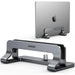 UGREEN Vertical Laptop Stand Holder for Desk Adjustable, Aluminum Dock, Compatible with MacBook, Surface Book, Chromebook, up to 15.6 Inch, Grey (20471) TeckPot
