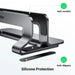 UGREEN Vertical Laptop Stand Holder for Desk Adjustable, Aluminum Dock, Compatible with MacBook, Surface Book, Chromebook, up to 15.6 Inch, Grey (20471) TeckPot