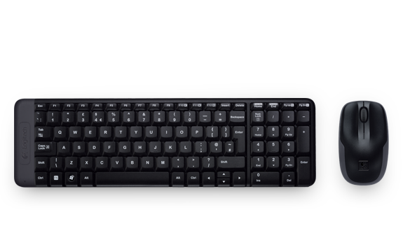 Logitech MK220 Compact Wireless Keyboard and Mouse Combo