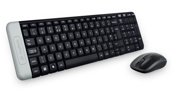 Logitech MK220 Compact Wireless Keyboard and Mouse Combo