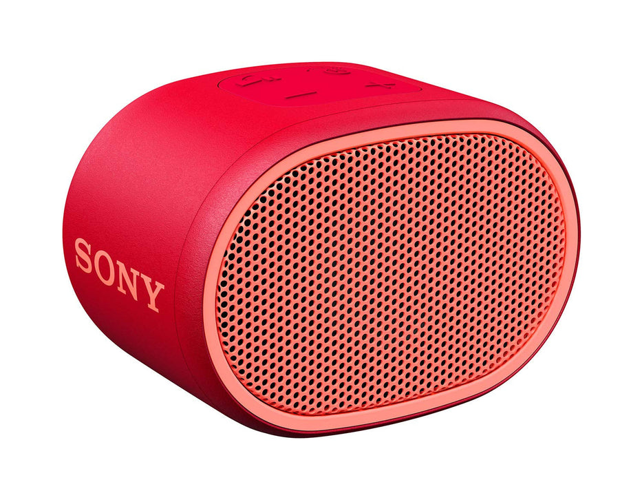 Sony SRS-XB01 Wireless Extra Bass Bluetooth Speaker with 6 Hours Battery Life, Splashproof Speaker wih Mic(Red)