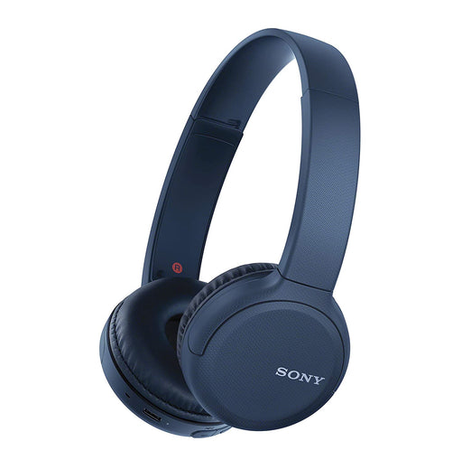 Sony Wireless Headphones WH-CH510: Wireless Bluetooth On-Ear Headset with Mic-Blue