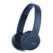 Sony Wireless Headphones WH-CH510: Wireless Bluetooth On-Ear Headset with Mic-Blue