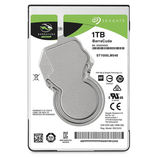  Seagate Barracuda 1TB 5400 RPM Laptop Internal Hard Drive