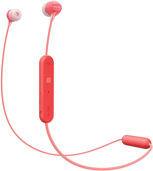 Sony WI-C300 Wireless In-Ear Headphones, Red (WIC300/R)