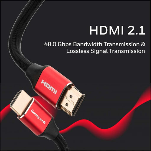 Honeywell 8K Ultra High Speed HDMI Ver 2.1 Cable with ethernet-2M