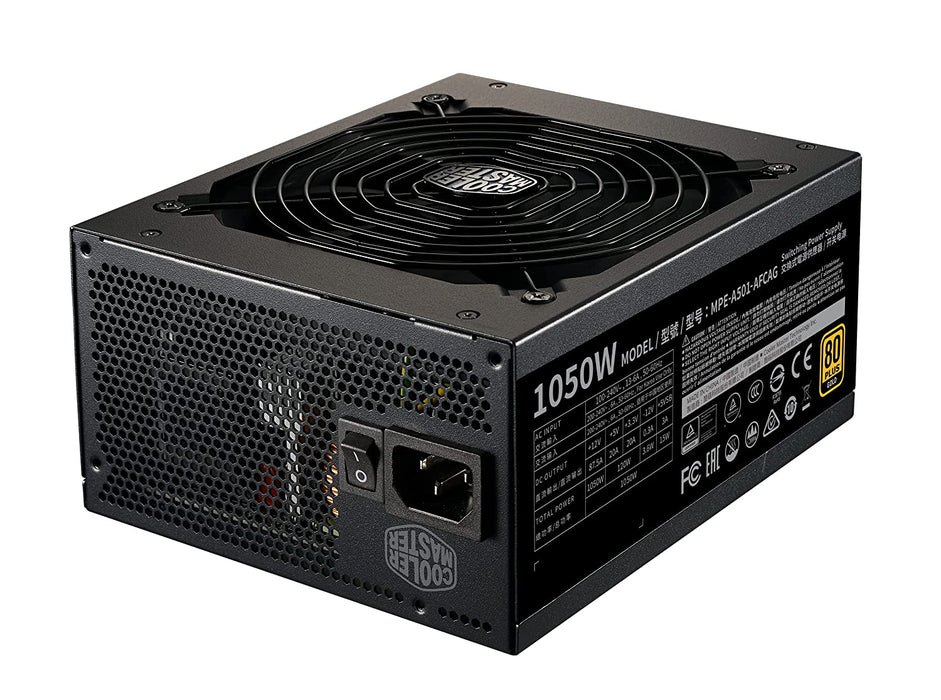 Cooler Master MWE 1050 Gold V2 Power Supply, Fully Modular PSU, Ready for RTX Graphic Card (MPE-A501-AFCAG)