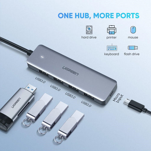 UGREEN USB C Hub Type C to 4 Port USB 3.0 Dock with PD