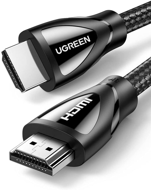 UGREEN 80404, 8K HDMI Cable Ultra HD High Speed 48Gbps HDMI 2.1 8K@60Hz, eARC Nylon Braided (10FT)
