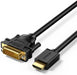 UGREEN 10136 HDMI to DVI 24+1 Cable 3m(Black)
