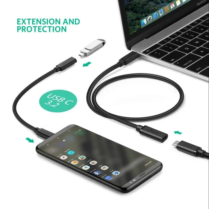 UGREEN 10387 USB C Extension Cable 1 Meter (10GBPS)