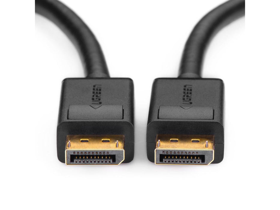 UGREEN 10211, 4K 1.2 Version Gold Plated DP to DisplayPort Cable Resolution (2M), Black (DP102)