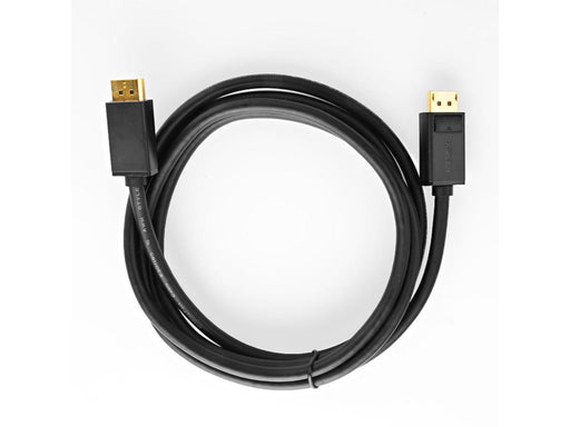 UGREEN 10211, 4K 1.2 Version Gold Plated DP to DisplayPort Cable Resolution (2M), Black (DP102)