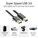 UGREEN 10372, 2m usb 3.0 a male to b male printer cable, gold plated