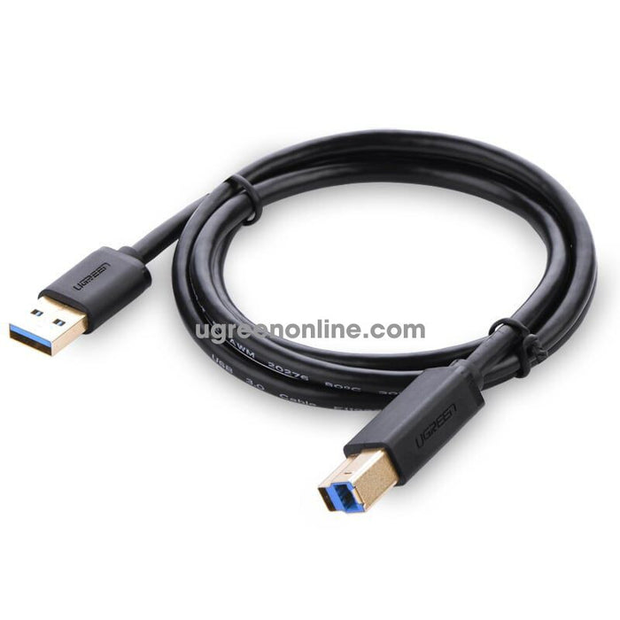 UGREEN 30753, 1m usb 3.0 a male to b male printer cable, gold plated