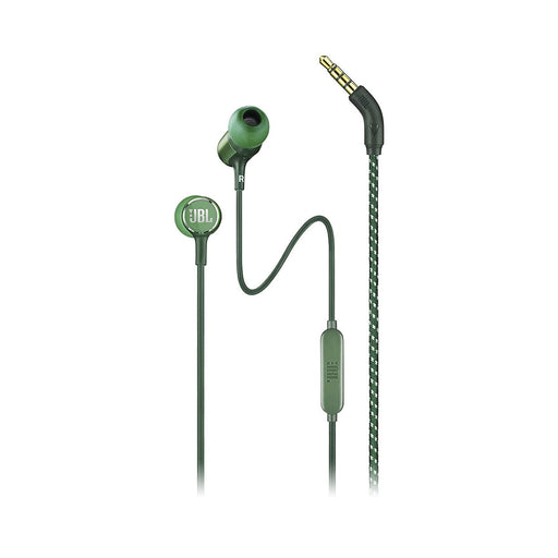 JBL LIVE100 Wired Headset  (Green, In the Ear)