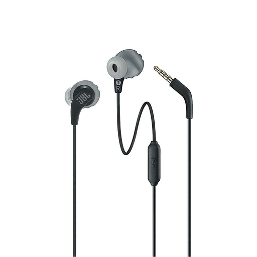 JBL Endurance Run, Sports in Ear Wired Earphones with Mic, IPX5,Flexsoft eartips,Magnetic Earbuds-Black