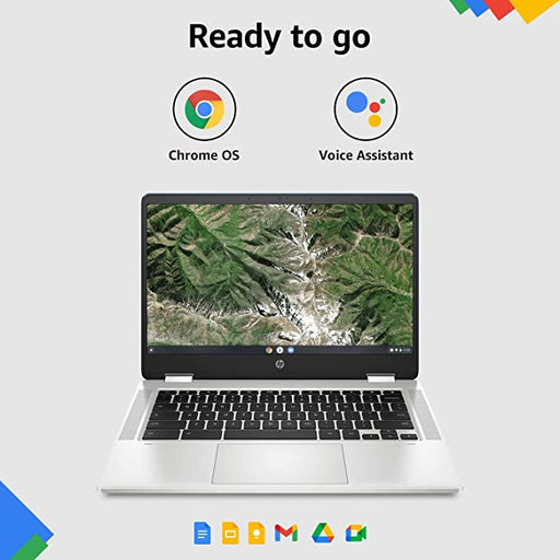 HP Chromebook X360 Intel Celeron N4020 14"FHD Touchscreen Laptop(4GB/64GB eMMC/Chrome OS/Intel UHD Graphics/silver),14a-ca0506TU