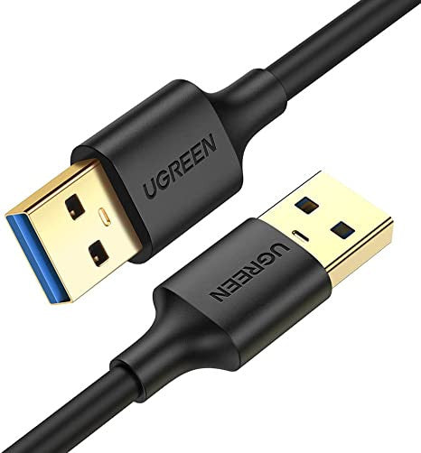 UGREEN 10370 USB 3.0 Type A Male to Type A Male Cable for Data Transfer, 1m