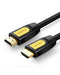 UGREEN 11106 HDMI 2.0 Male to Male Round Cable 15m (Yellow/Black)