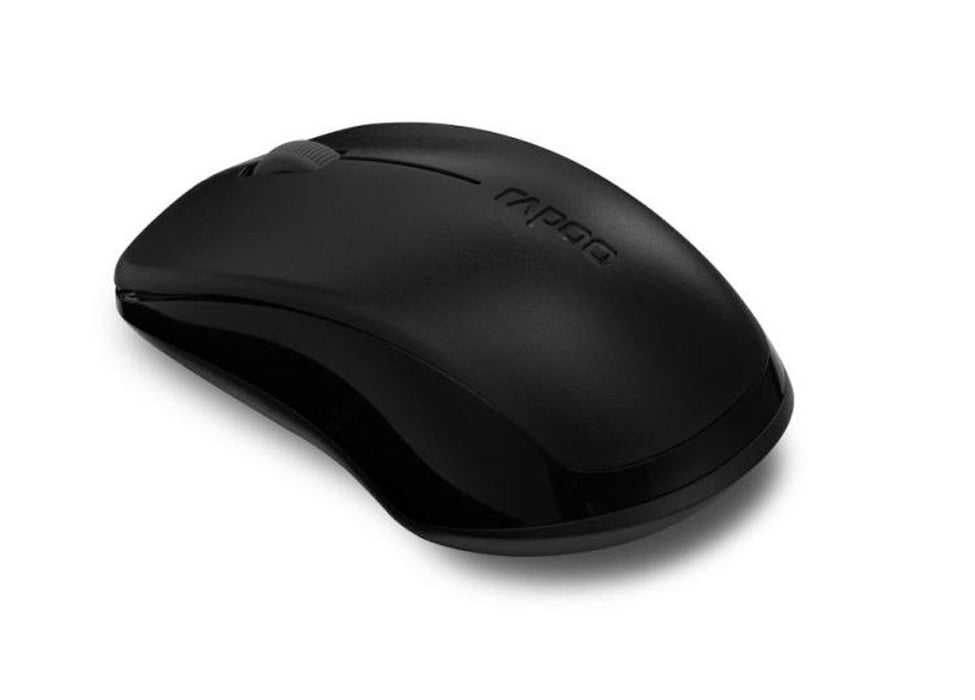 RAPOO 1620, 2.4G Wireless Entry Level 3 Key Mouse(Black)