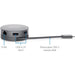 Dell DA310 USB-C Mobile Adapter, 7-in-1 , Type C Laptop Compatible - Dock and Adapter - Gray