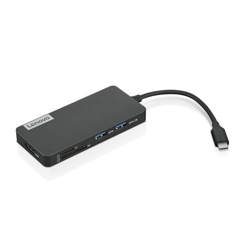 Lenovo USB-C 7-in-1 Travel Hub 2xUSB 3.0, 1xUSB 2.0, 1xHDMI™ 1.4, 1xTF Card Reader, 1xSD Card Reader, 1xUSB-C Charging Port