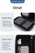 ORICO-M2PH02-BL-BP Portable Solid State Drive Case For Dual/Single Slot M.2 NVMe/SATA SSD Enclosure,Shockproof EVA
