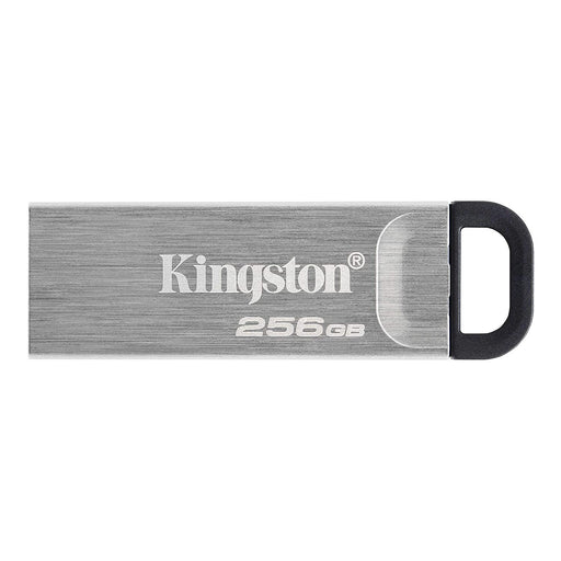 Kingston DataTraveler Kyson USB 3.2 Flash Drive 256GB - Gen 1 With Stylish Capless Metal Case (DTKN/256GB)