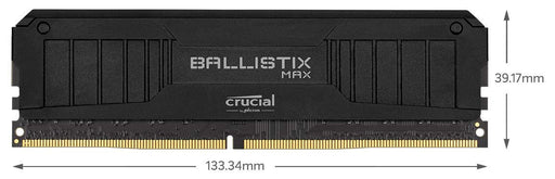 Crucial Ballistix 3200 MHz DDR4 DRAM Desktop Gaming RAM 8GB CL16(BL8G32C16U4W),White