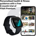 Fitbit Sense Advanced Smartwatch With Tools, Bluetooth, One Size(S & L Bands Included, Carbon/Graphite) FB512BKBK-FRCJK