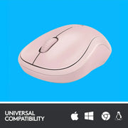 Logitech M221 2.4GHz Wireless Silent Optical Mouse With USB Mini Receiver-Rose(Open Box)