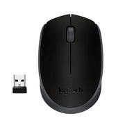 Logitech B170 2.4GHz Wireless Optical Mouse With USB Nano Receiver,12 M Battery Life, Ambidextrous, (Black) ( Open Box )