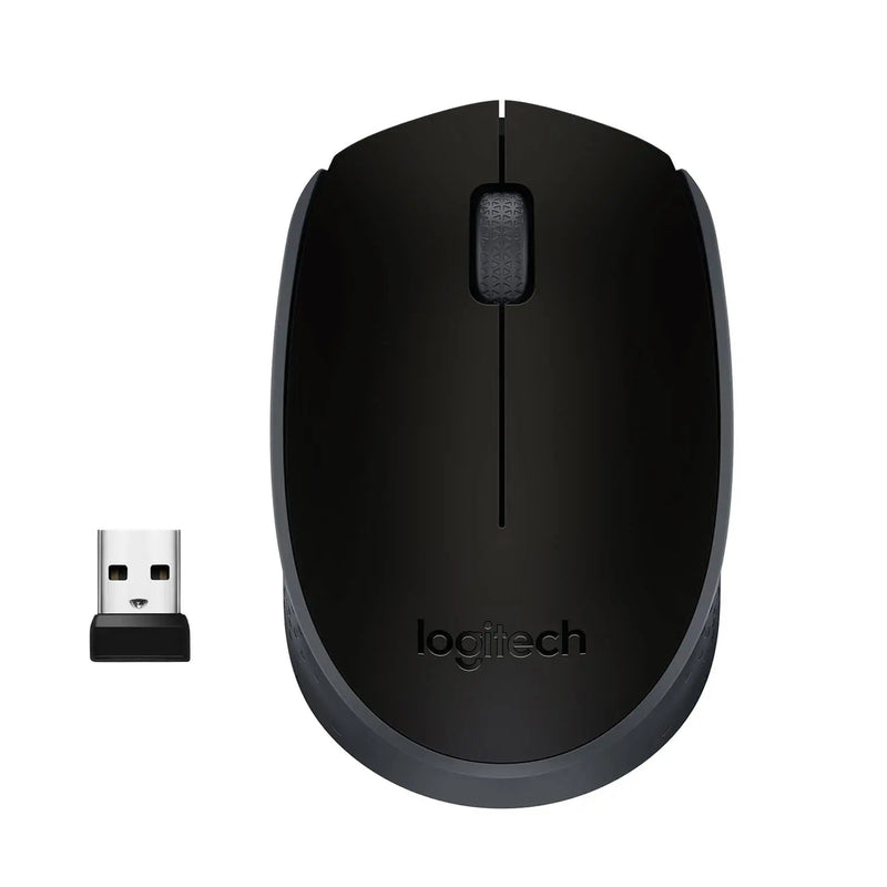 Logitech B170 2.4GHz Wireless Optical Mouse With USB Nano Receiver,12 M Battery Life, Ambidextrous, (Black) ( Open Box )
